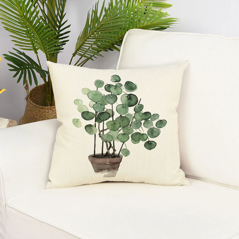 Eco-Friendly Tiny Foliage Cushion Case