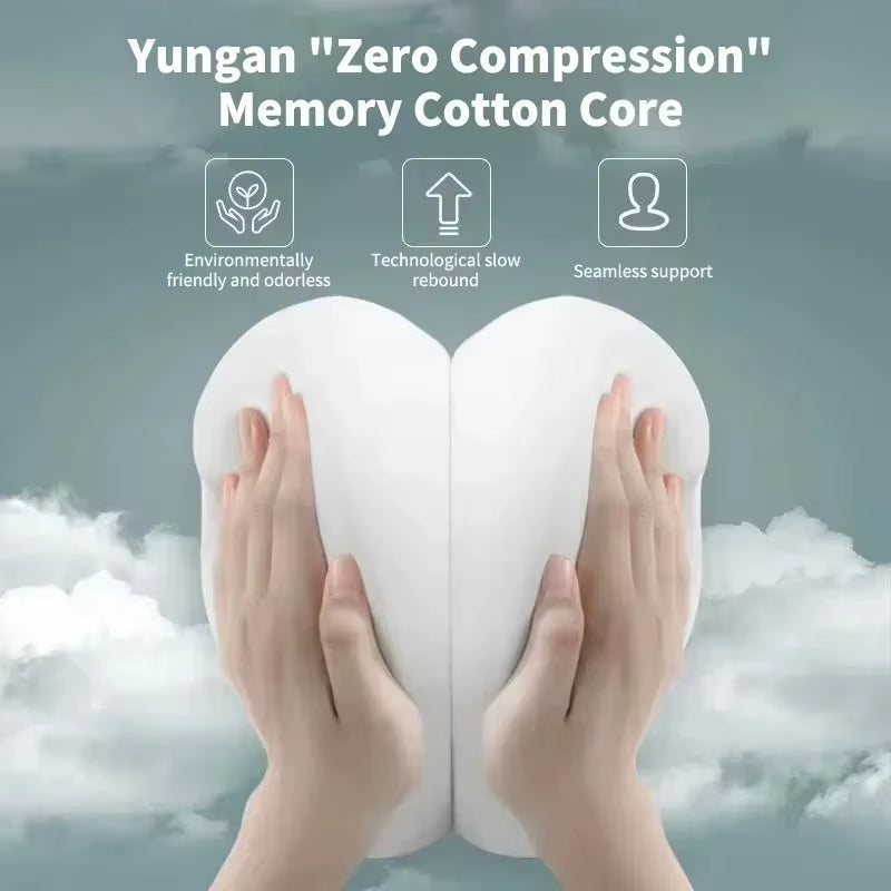 New Lumbar Back Cushion with Memory Foam for Car Office Gaming Chairs & Postpartum Pain Relief Pillow