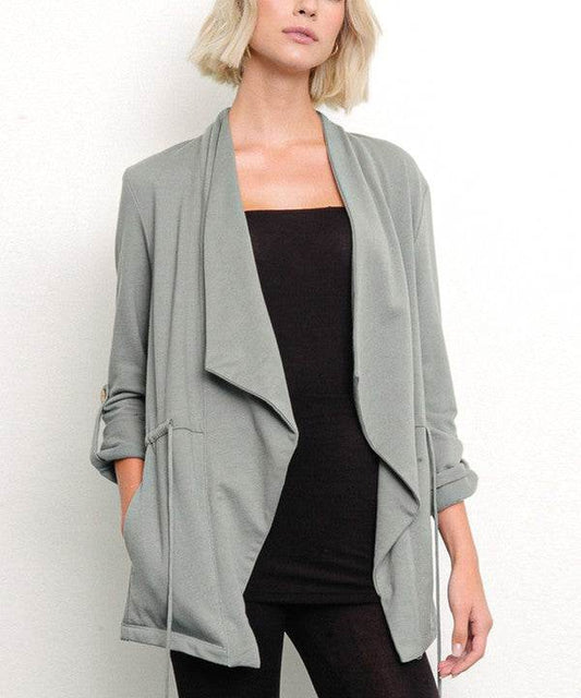 HEMP OPEN FRONT JACKET - Organic ECO Friendly