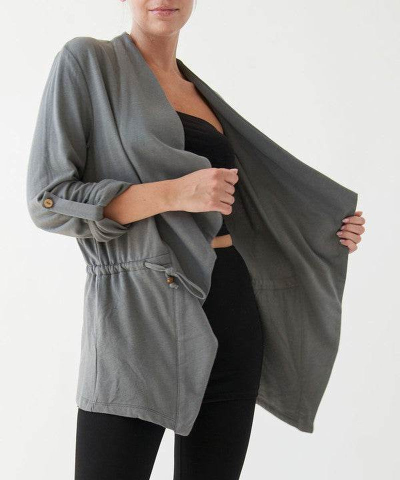 HEMP OPEN FRONT JACKET - Organic ECO Friendly