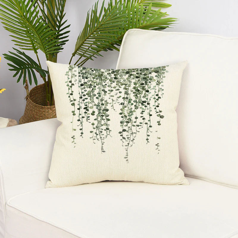Eco-Friendly Tiny Foliage Cushion Case