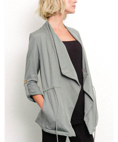 HEMP OPEN FRONT JACKET - Organic ECO Friendly