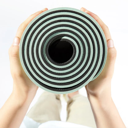 Yoga Mat Non Slip, Pilates Fitness Mats, Eco Friendly, Anti-Tear 1/4" Thick Yoga Mats for Women, Exercise Mats for Home Workout with Carrying Sling and Storage Bag