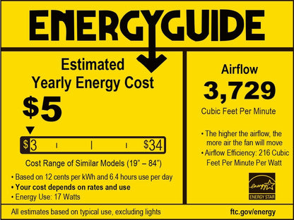 Kute 3 Blade Ceiling Fan with Light Kit 52 Inches Wide with Black Finish and Black Blades