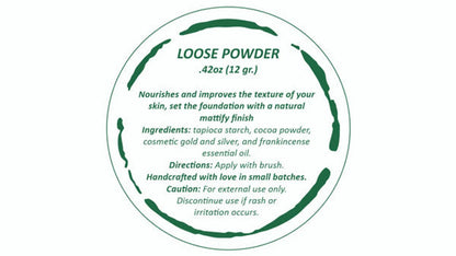 All-Natural Bronzer Loose Powder. Eco-Friendly