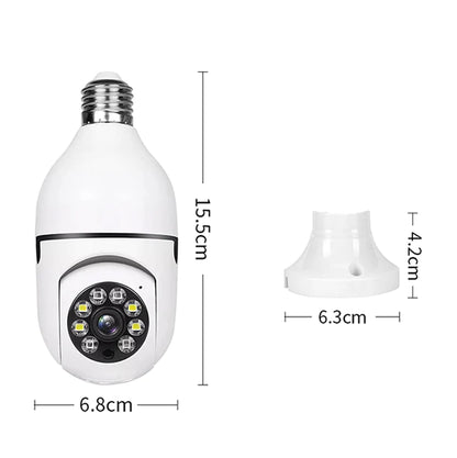 360° Light Bulb Security Camera | 1080P Wi-Fi IP E27 Smart Home Night Vision