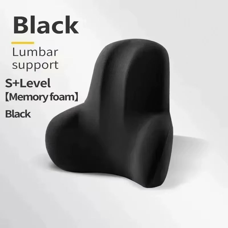 New Lumbar Back Cushion with Memory Foam for Car Office Gaming Chairs & Postpartum Pain Relief Pillow