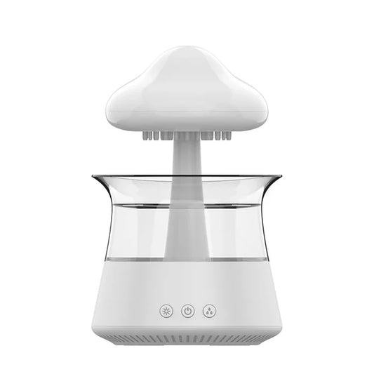 Relax Cloud Rain Diffuser: Ultrasonic Aromatherapy Humidifier with Colorful Lamp