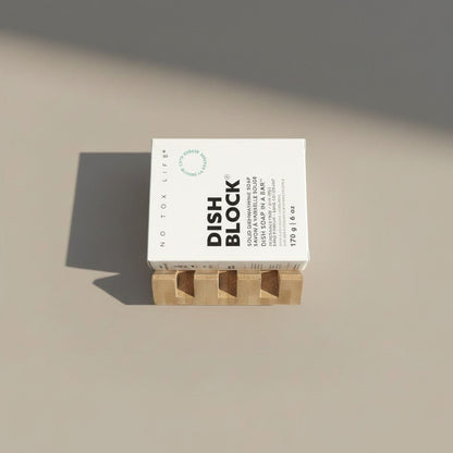 Angled Bamboo Soap Dish