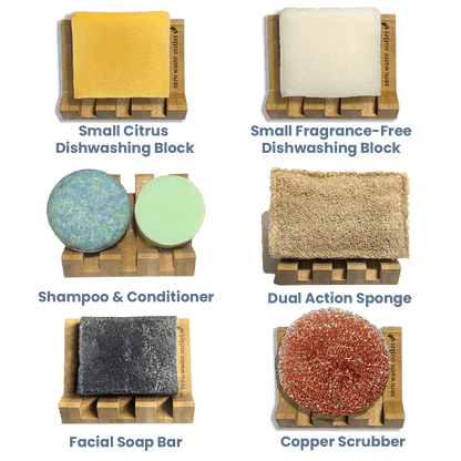 Angled Bamboo Soap Dish