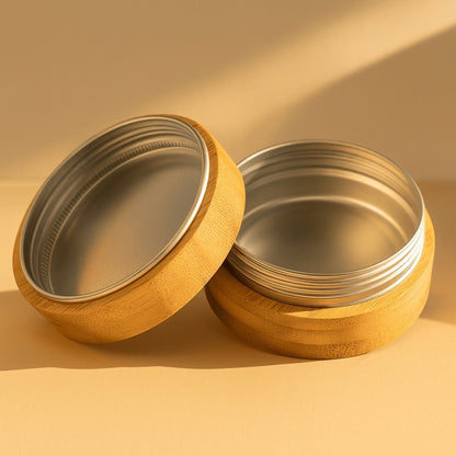 Bamboo Travel Tin for Zero Waste Bars & Tooth Tabs