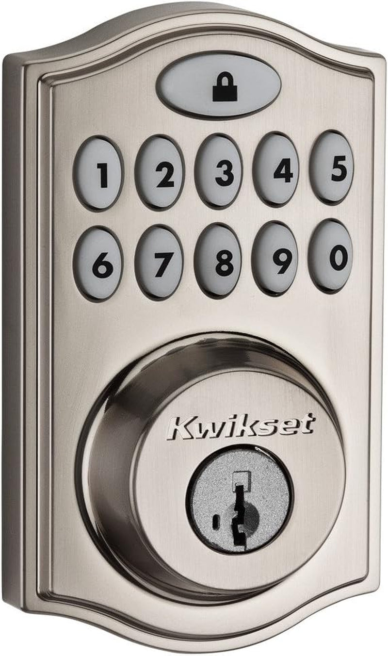 Smart Lock Keypad Electronic Deadbolt Door Lock with Smartkey Security and Z-Wave Plus (works with Alexa)