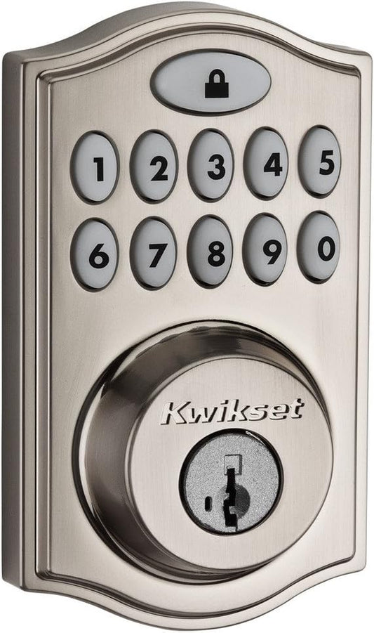 Smart Lock Keypad Electronic Deadbolt Door Lock with Smartkey Security and Z-Wave Plus (works with Alexa)