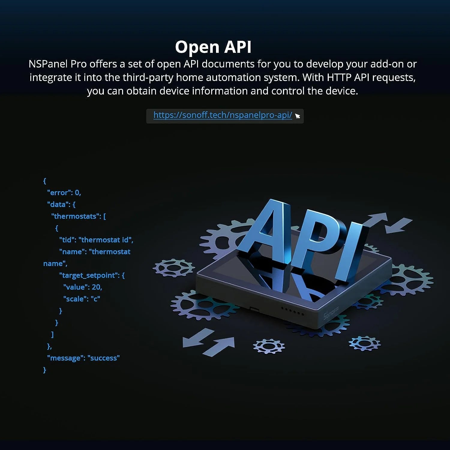 SONOFF NSPanel Pro All‑in‑One Control Center — Zigbee Gateway, Thermostat, Energy Monitoring, Intercom