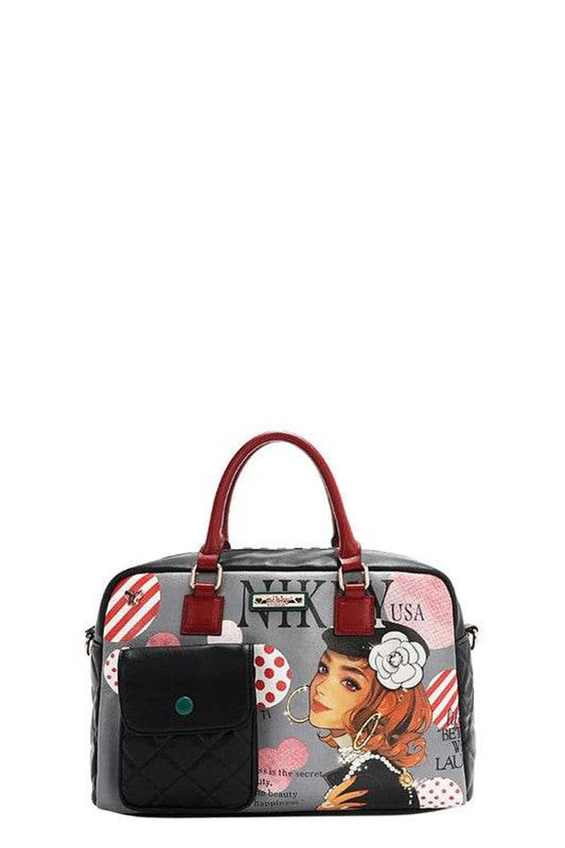 Nicole Lee USA Eco-Leather Boston Bag