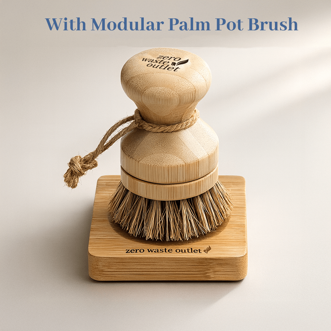 Small Square Bamboo Soap Dish