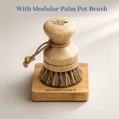 Small Square Bamboo Soap Dish