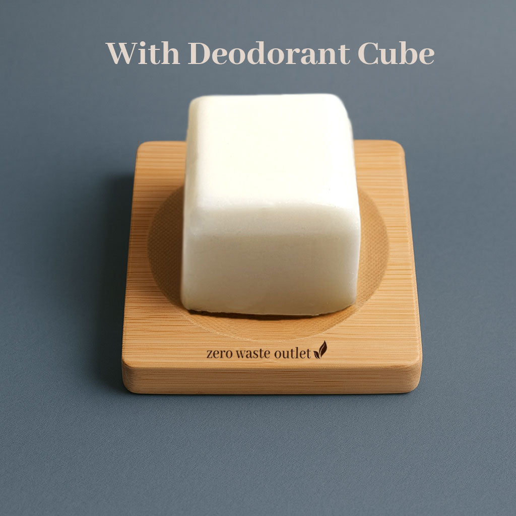 Small Square Bamboo Soap Dish
