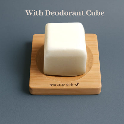 Small Square Bamboo Soap Dish